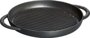 Staub – Pure Grill – Patelnia grillowa 26 cm czarna okrągła