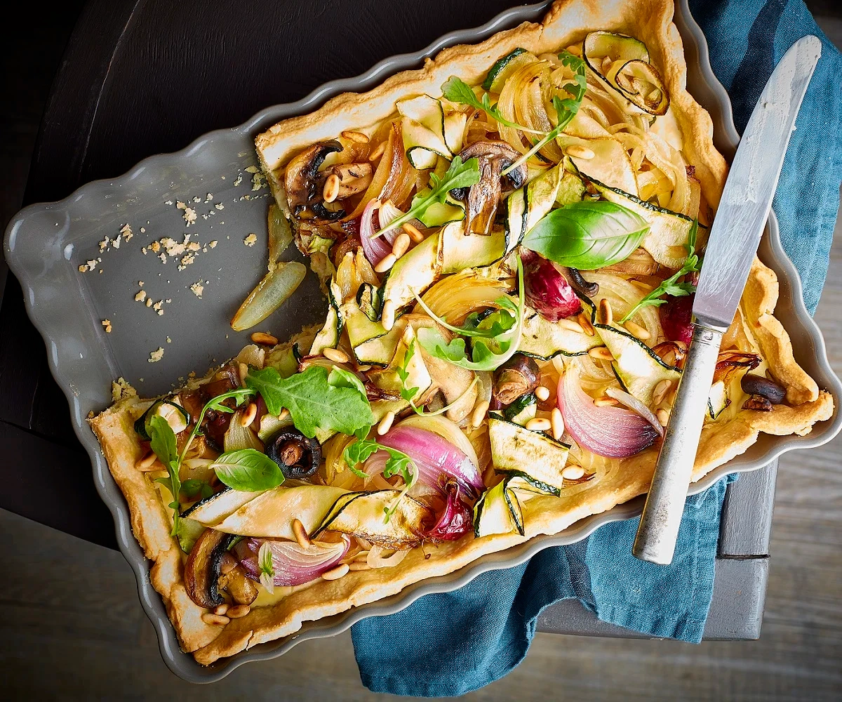 Emile Henry - Prostokątne naczynie do tarty - 24×34cm - kremowy