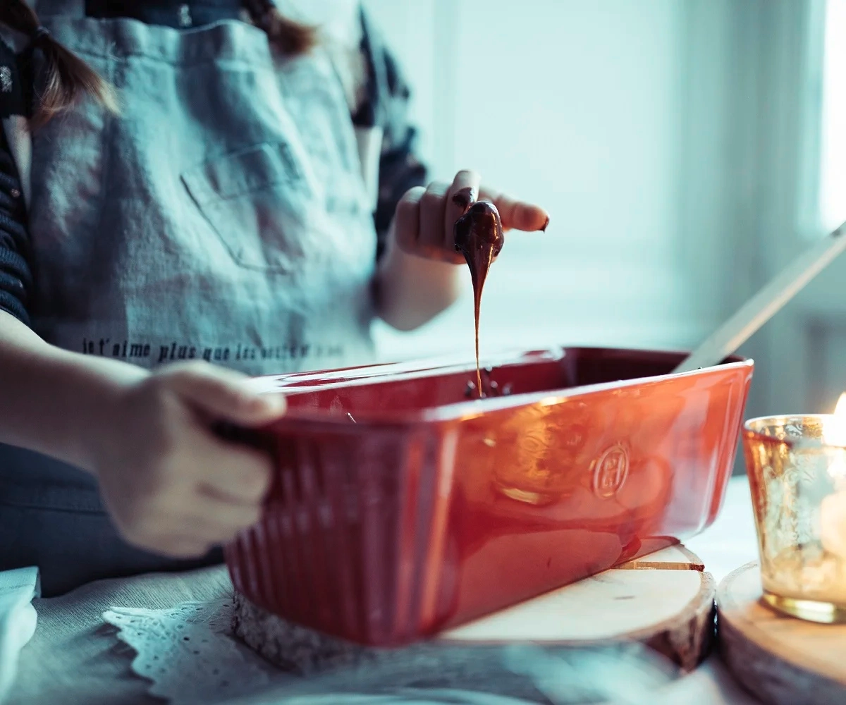 Emile Henry - Podłużne naczynie do pieczenia - 31×13cm - kremowy