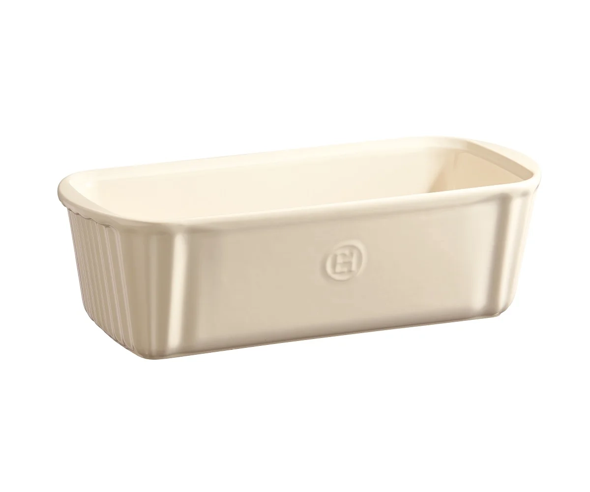 Emile Henry - Podłużne naczynie do pieczenia - 31×13cm - kremowy