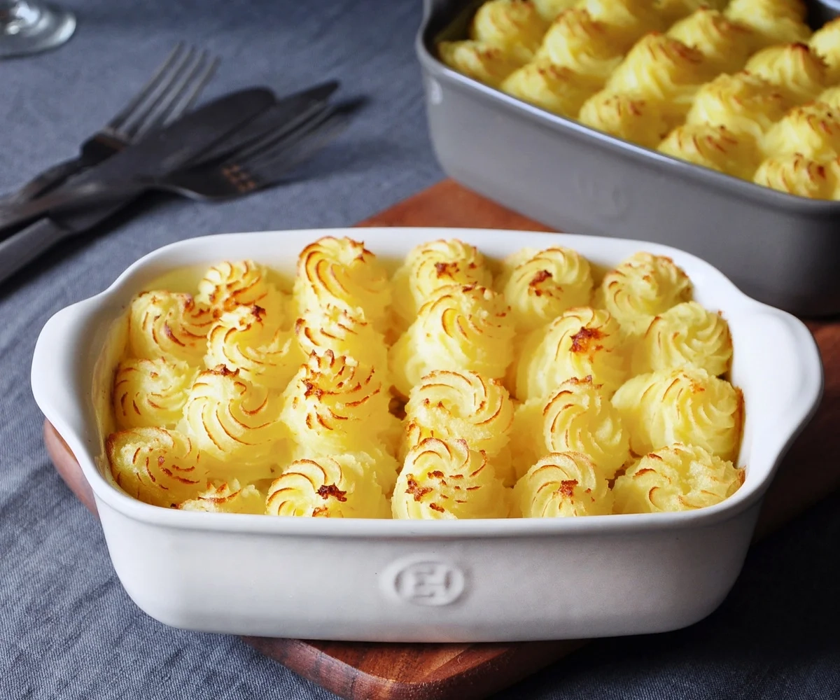 Emile Henry - Prostokątne naczynie do zapiekania 30×19cm - biały