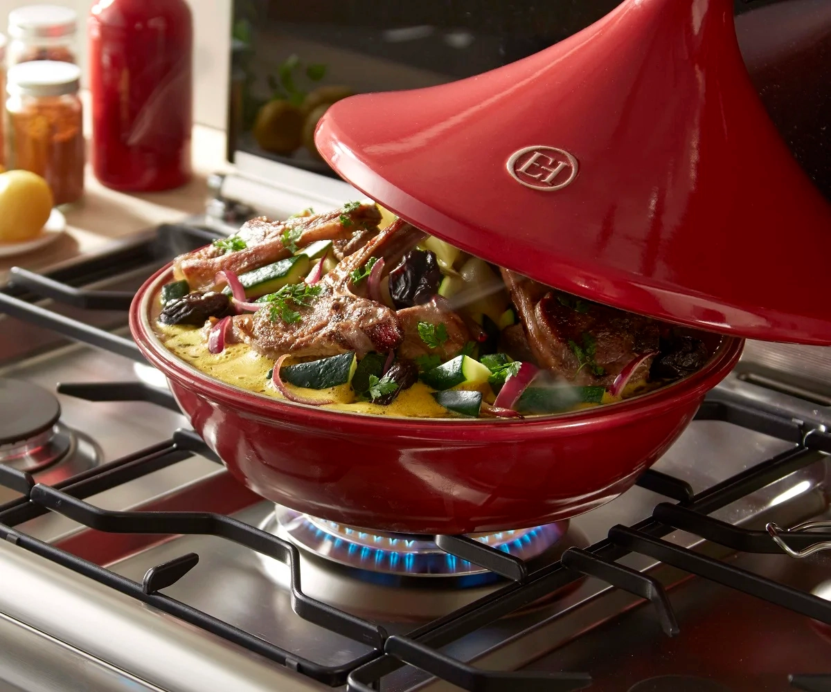 Emile Henry - Tagine 1,8 L - czerwony