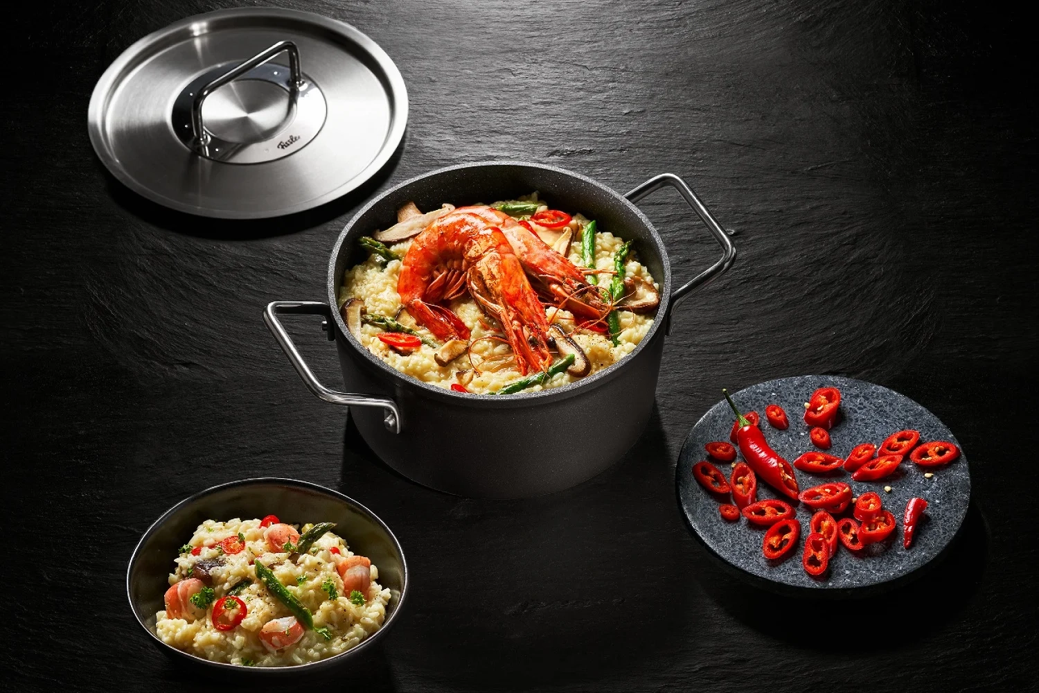 Fissler - Adamant - Zestaw garnków 3-częściowy