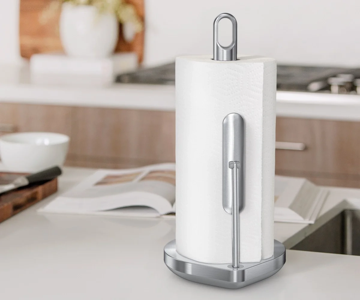 Simplehuman - Stojak na ręcznik papierowy z ramieniem napinającym