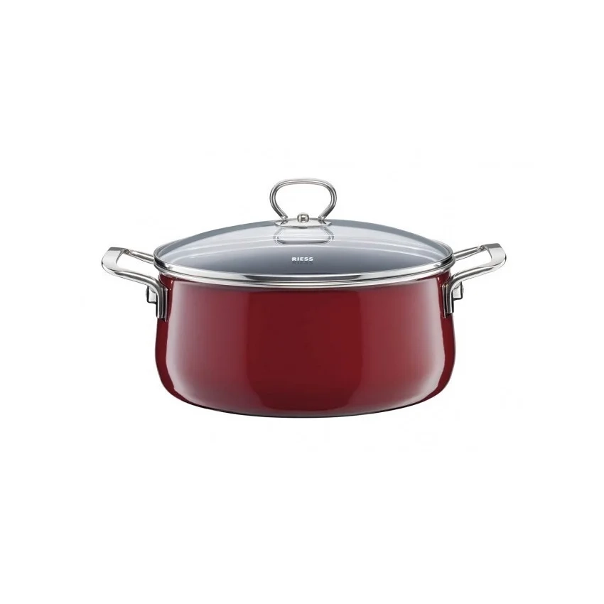 Riess - Rosso - Garnek niski 24 cm