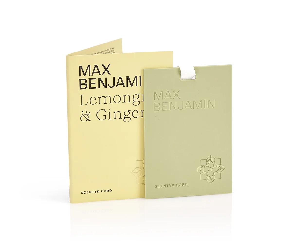 Max Benjamin - Karta zapachowa - Lemongrass & Ginger