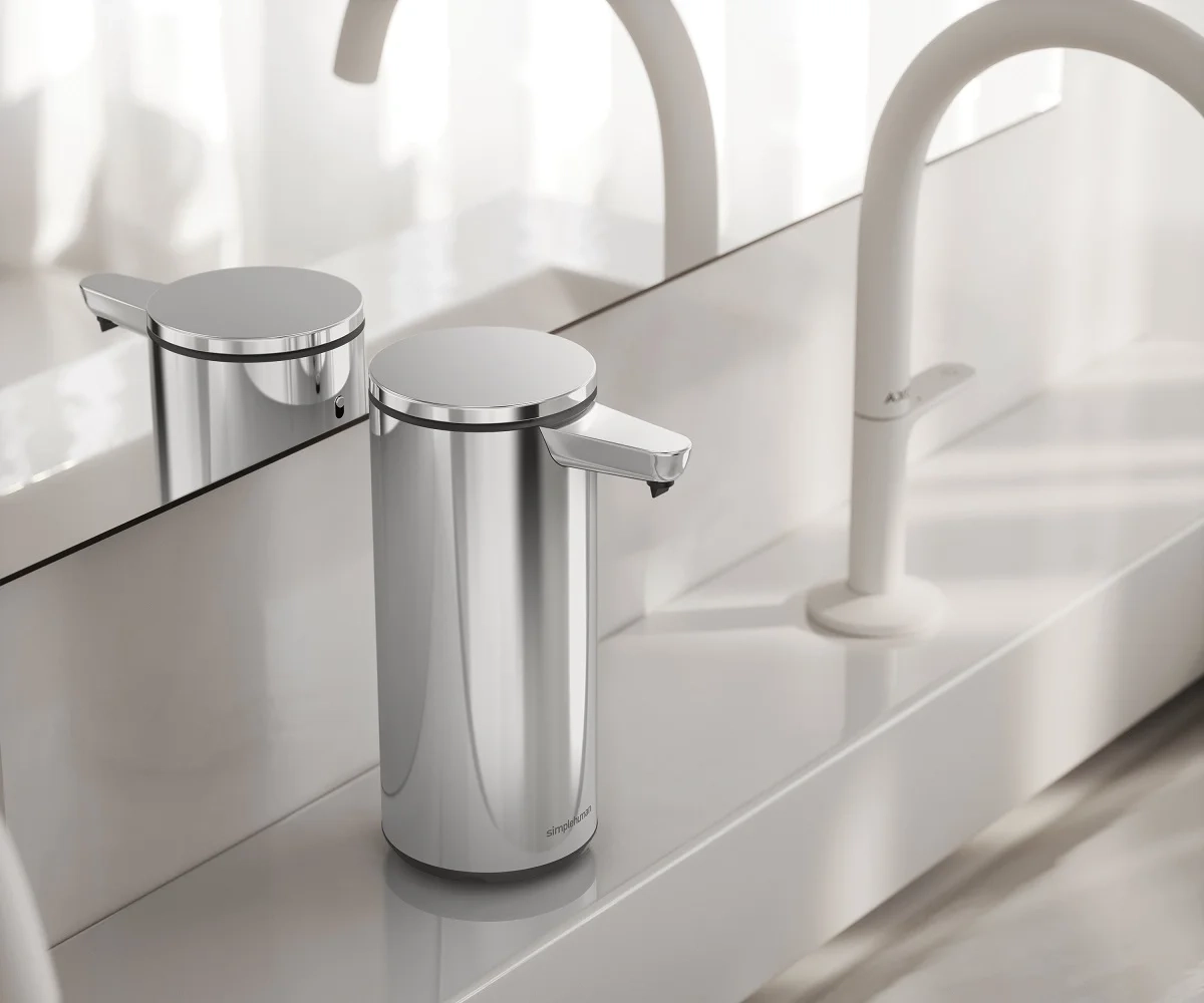 Simplehuman - Dozownik bezdotykowy stal polerowana 266ml
