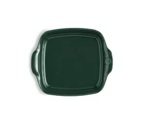 Emile Henry - Kwadratowe naczynie do zapiekania - cedrowy/zielony