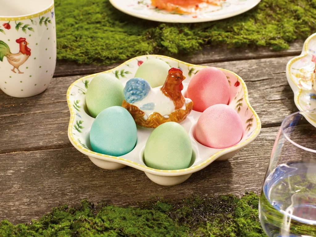 Villeroy&Boch - Spring Awakening - Talerz na jajka Kogut i Kura