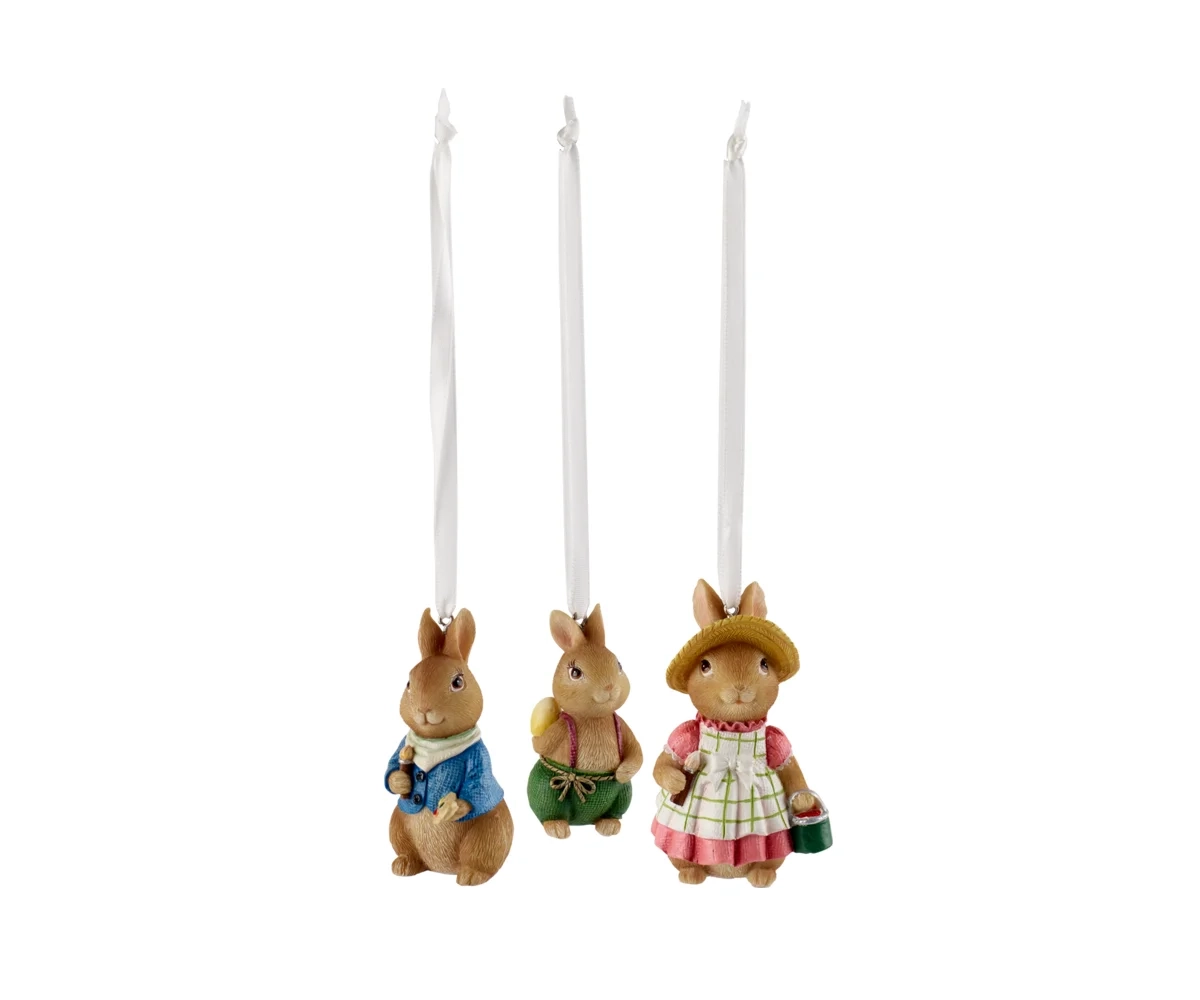 Villeroy&Boch - Spring Fantasy Accessories - Zawieszka zające 3el.