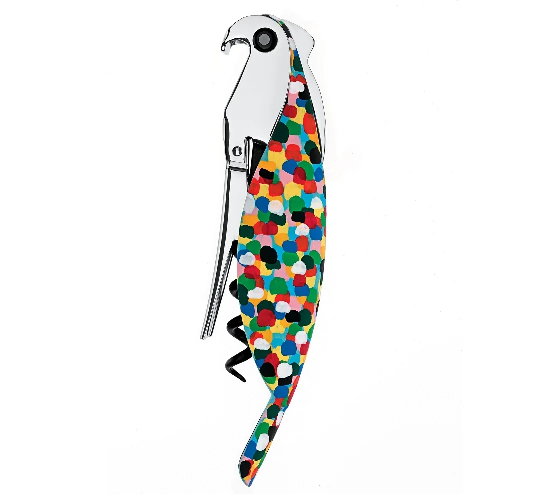 Alessi - Parrot - Korkociąg barmański, kolorowy