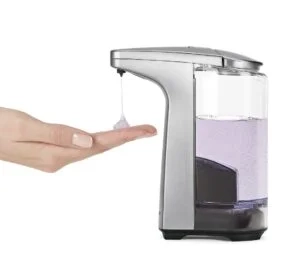 Simplehuman - Dozownik bezdotykowy szczotkowany nikiel