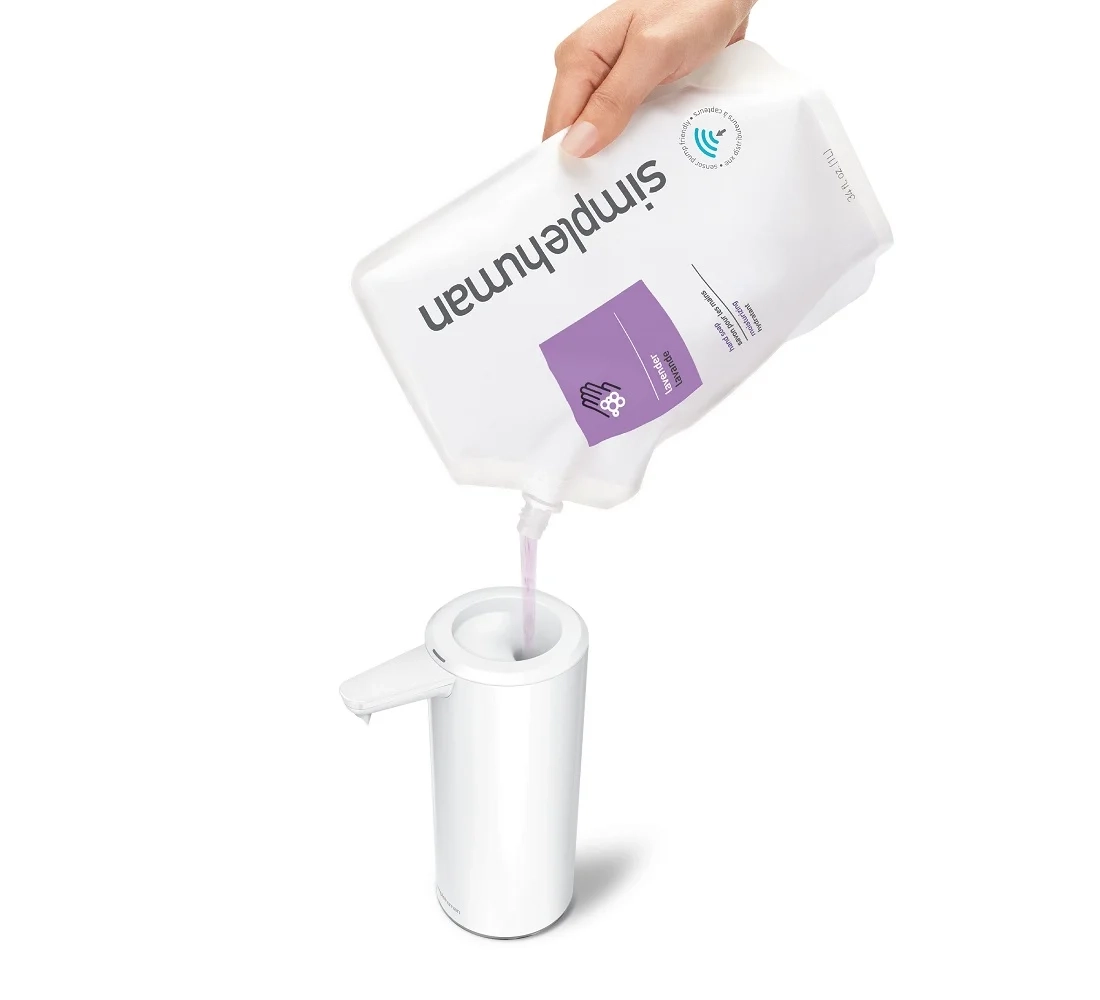Simplehuman - Dozownik bezdotykowy biały 266ml