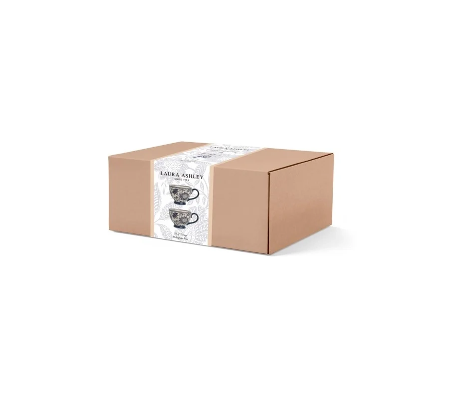 Laura Ashley - Hedingham - Zestaw kubków Blue 0,4l