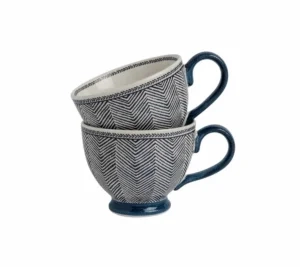 Laura Ashley - Edwin - Zestaw kubków Blue 0,4l