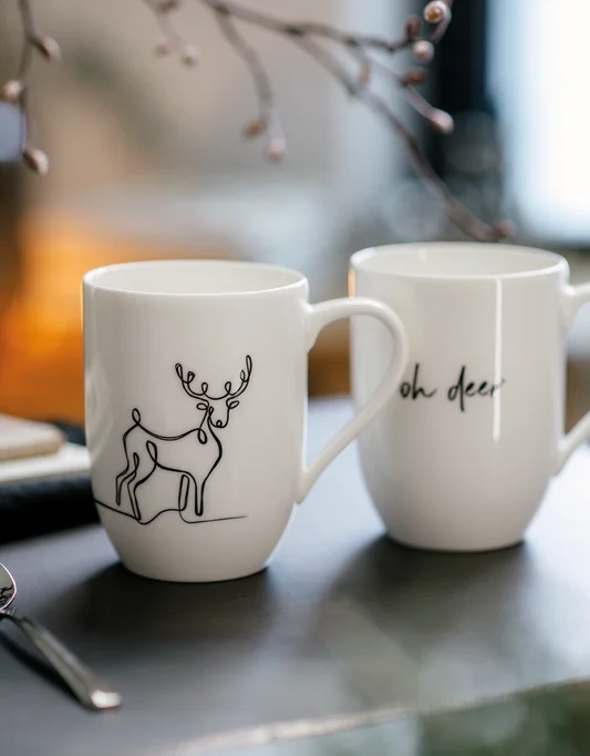 Villeroy&Boch - Statement Mugs - Zestaw kubków Xmas Reindeer 2el.