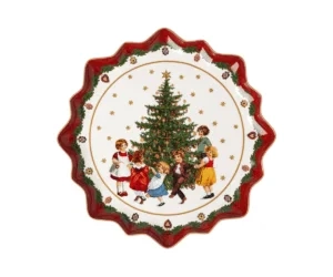 Villeroy&Boch - Toy's Fantasy - Talerz na ciasto głęboki Tańczące dzieci 39cm