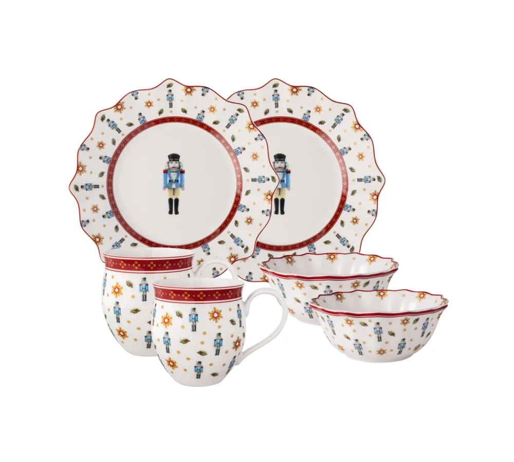 Villeroy&Boch - Toy's Delight - Zestaw śniadaniowy Dziadek do orzechów 6 el.