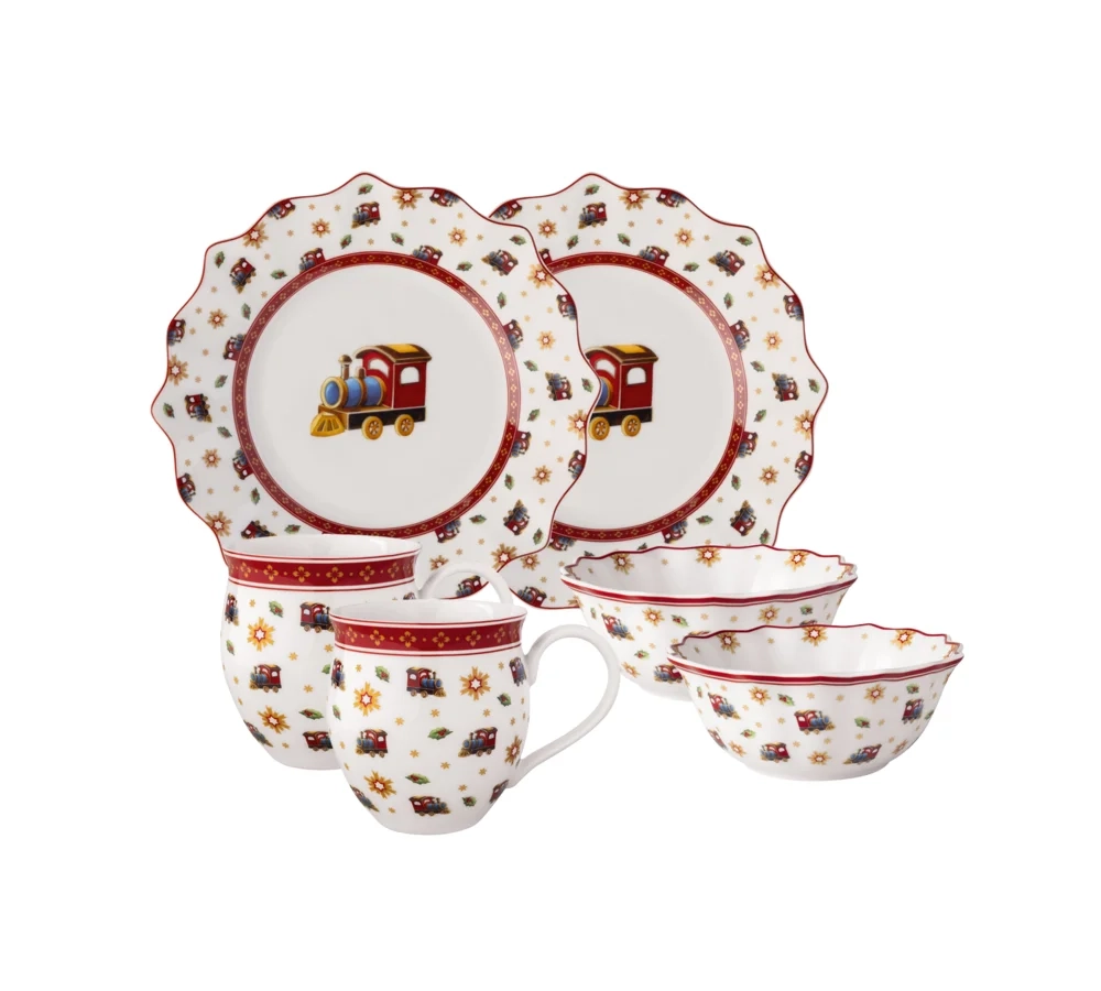 Villeroy&Boch - Toy's Delight - Zestaw śniadaniowy Lokomotywa 6 el.