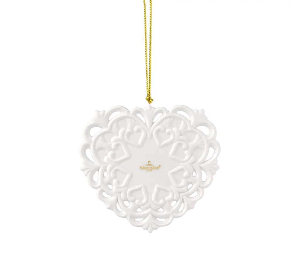 Villeroy&Boch - Christmas Classic - Zawieszka serce 2025