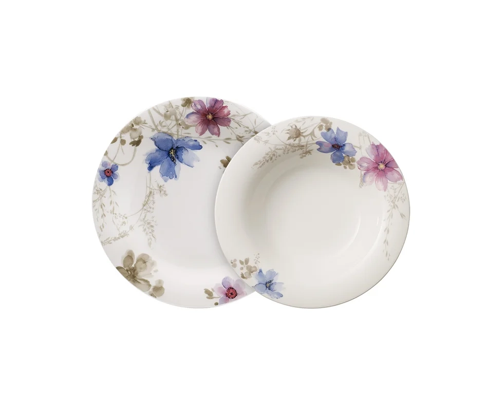Villeroy&Boch - Mariefleur Gris Basic - Zestaw obiadowy 12el.